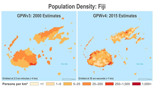Fiji population density
