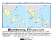 Map: Groundswell Projections 1/8th Degree SSPs and RCPs (2030, 2050): Southeast Asia