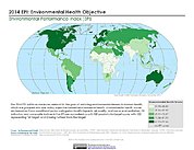 Map: Environmental Health, EPI 2014