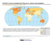 Map: Environmental Health - Health Impacts, EPI 2014