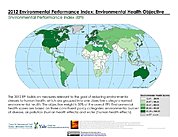 Map: Environmental Health, EPI 2012