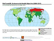Map: Environmental Health, Pilot Trend EPI (2000-2010)