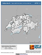 Map: Administrative Boundaries: Switzerland