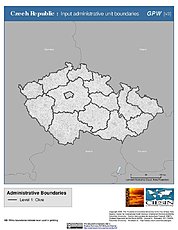 Map: Administrative Boundaries: Czech Republic