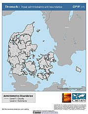 Map: Administrative Boundaries: Denmark