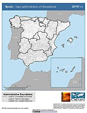 Map: Administrative Boundaries: Spain