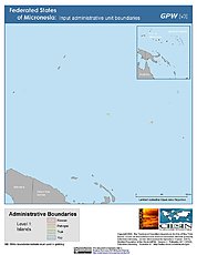 Map: Administrative Boundaries: Micronesia