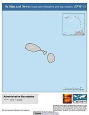 Map: Administrative Boundaries: St. Kitts & Nevis
