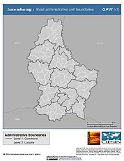 Map: Administrative Boundaries: Luxembourg