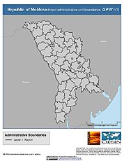 Map: Administrative Boundaries: Moldova
