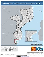 Map: Administrative Boundaries: Mozambique