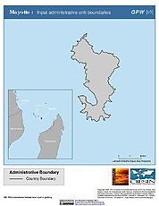 Map: Administrative Boundaries: Mayotte