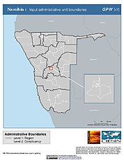 Map: Administrative Boundaries: Namibia