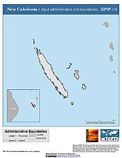 Map: Administrative Boundaries: New Caledonia