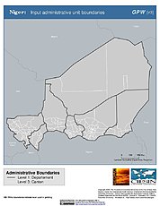Map: Administrative Boundaries: Niger