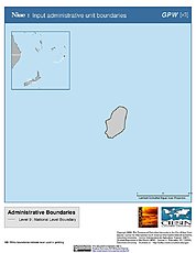 Map: Administrative Boundaries: Niue