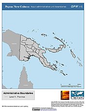 Map: Administrative Boundaries: Papua New Guinea