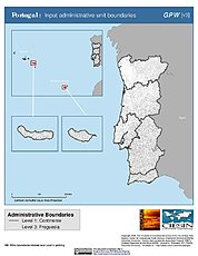 Map: Administrative Boundaries: Portugal