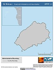 Map: Administrative Boundaries: St. Helena