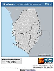 Map: Administrative Boundaries: Sierra Leone