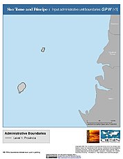 Map: Administrative Boundaries: Sao Tome & Principe