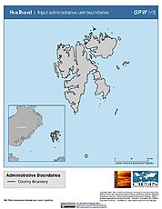 Map: Administrative Boundaries: Svalbard