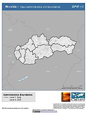 Map: Administrative Boundaries: Slovakia