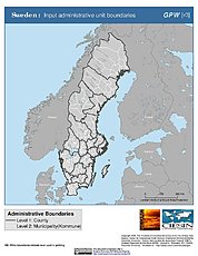 Map: Administrative Boundaries: Sweden