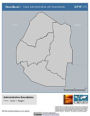 Map: Administrative Boundaries: Swaziland