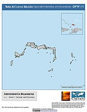 Map: Administrative Boundaries: Turks & Caicos Islands