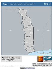 Map: Administrative Boundaries: Togo