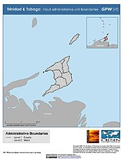 Map: Administrative Boundaries: Trinidad & Tobago