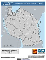 Map: Administrative Boundaries: Tanzania