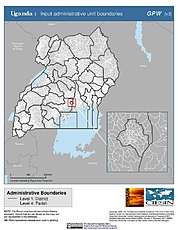 Map: Administrative Boundaries: Uganda