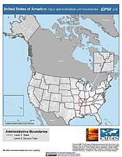 Map: Administrative Boundaries: U.S.A.
