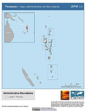 Map: Administrative Boundaries: Vanuatu