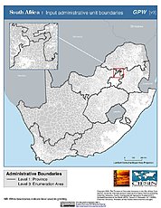 Map: Administrative Boundaries: South Africa