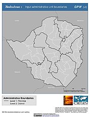 Map: Administrative Boundaries: Zimbabwe