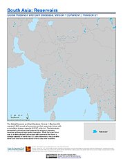 Map: Reservoirs, v1.01: South Asia