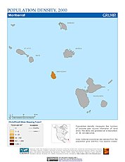 Map: Population Density (2000): Montserrat