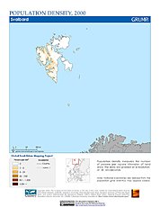 Map: Population Density (2000): Svalbard