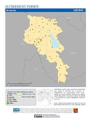 Map: Settlement Points: Armenia