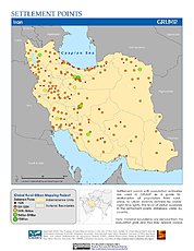 Map: Settlement Points: Iran