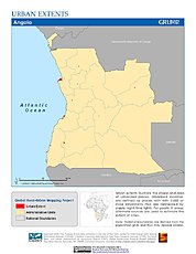 Map: Urban Extents: Angola
