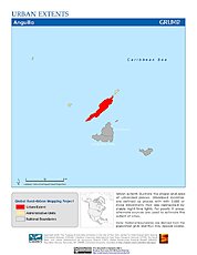 Map: Urban Extents: Anguilla