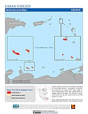 Map: Urban Extents: Netherlands Antilles