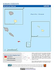 Map: Urban Extents: American Samoa