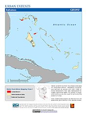Map: Urban Extents: Bahamas
