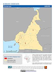 Map: Urban Extents: Cameroon