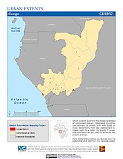 Map: Urban Extents: Congo